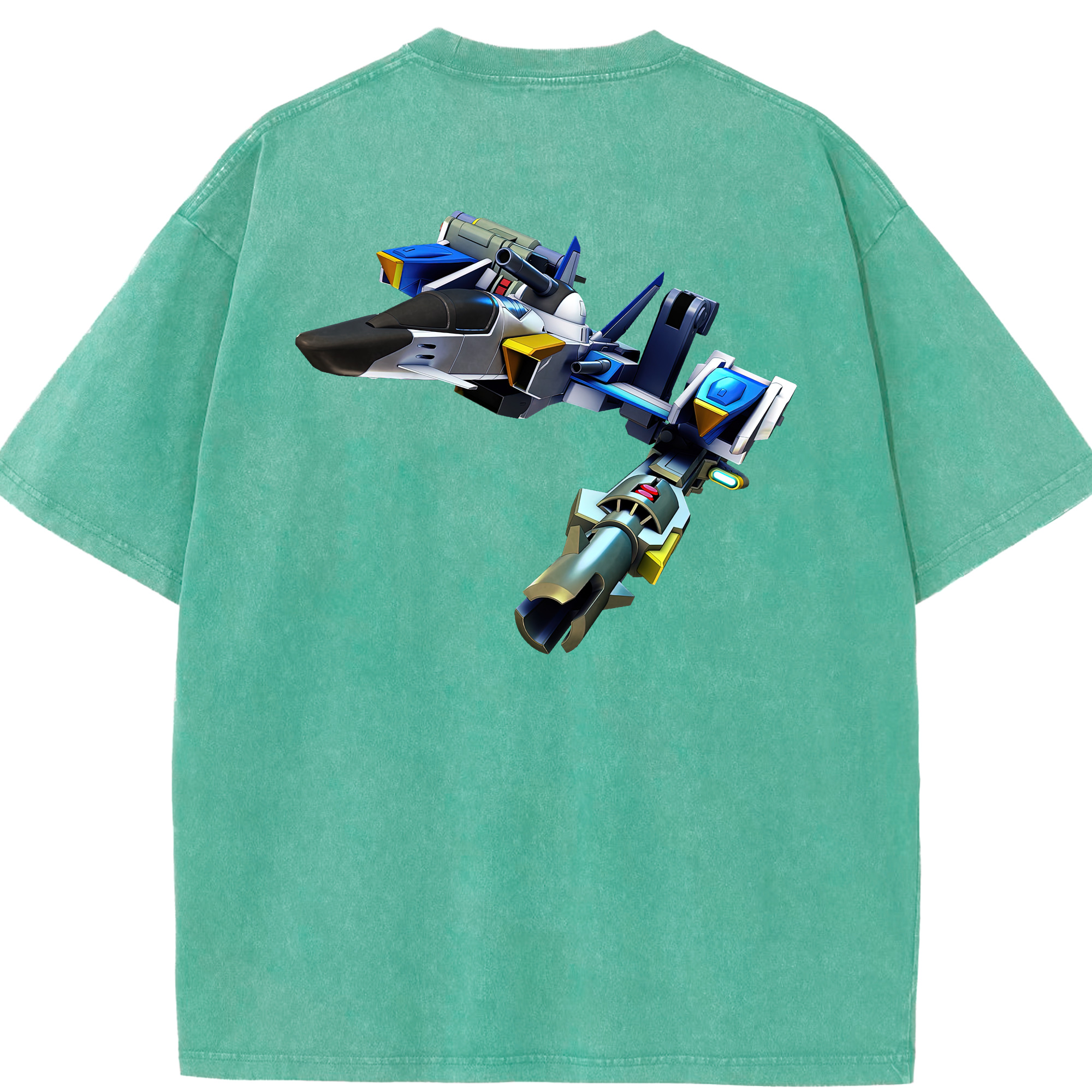 （画像用） 機動戦士ガンダム Mobile Suit Gundam 綿100% ヴィンテージ風 半袖Tシャツ（背面プリント）